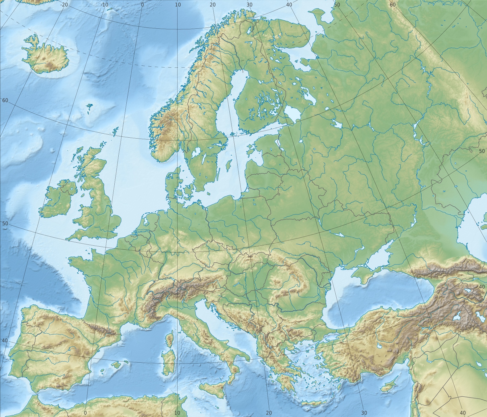 Carte géographique des zones d'importation JD-Services en Europe
